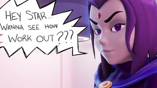 teen titans starfire and raven p1 - 6 image