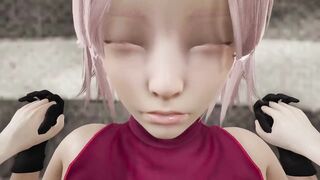 The saku ino duo and that damn giant penis Futa - 3 image