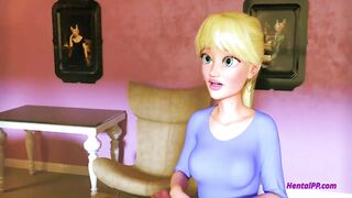 Ebony FUTA Big Cock And Young Blonde [ 3D Animation ] - 10 image