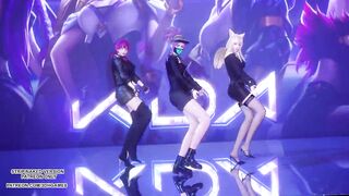MMD Exid - Me & You Ahri Akali Evelynn Sexy Kpop Dance League of Legends KDA - 10 image