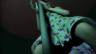 Thick Blonde Chick gives you a strip tease