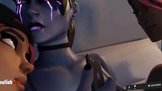 FUTANARI trio liberal couple of 3 have sex - 4 image