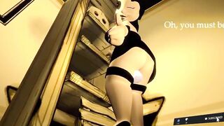 Sexy fat gets fucked while fixing the library - 8 image