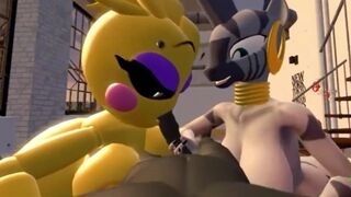 orgy Five nights at Freddy's suck penis - 1 image