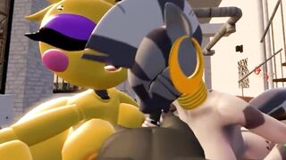 orgy Five nights at Freddy's suck penis - 2 image