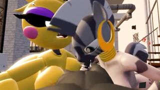orgy Five nights at Freddy's suck penis - 4 image