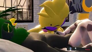 orgy Five nights at Freddy's suck penis - 6 image