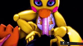 Five nights at Freddy's girl sucks it with passion - 1 image
