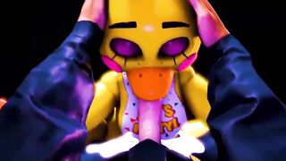 Five nights at Freddy's girl sucks it with passion - 4 image