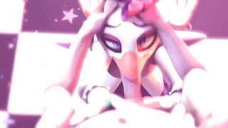 Five nights at Freddy's girl sucks it with passion