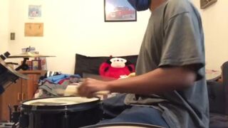 Playing on the Drums While Parents Are Moaning Loud In The Other Room - 1 image
