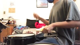 Playing on the Drums While Parents Are Moaning Loud In The Other Room