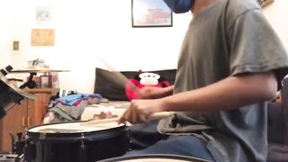 Playing on the Drums While Parents Are Moaning Loud In The Other Room - 5 image