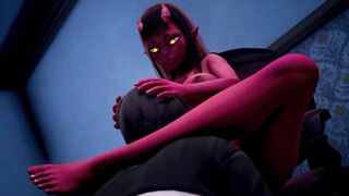 Futa Meru The Succubus Fuck Boy Futa on Male - 7 image