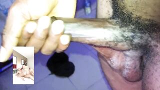 LANA LESBIAN SCISSORING WHILE I STROKE MY BBC - 4 image