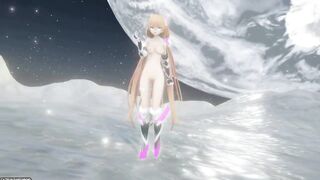 Angela Balzac Hentai Dance in the Moon Conqueror MMD 3D Nude Purple Armor Color Edit Smixix - 5 image