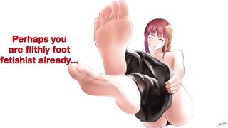 Makima turns you into her little pet Hentai Joi (Femdom Feet/Armpits Pet Play Hard Edging POT) - 6 image