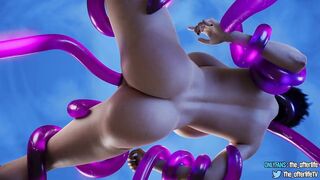 Bayonetta Squirts Tentacle Gangbang - 8 image