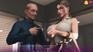 THE OFFICE - EP3 - Gameplay #17 Slutty Chick Gets Ass Fuck by her Boss - 3 image