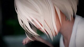 Booty 2B Fucked Hard And Cum Filled | 3D - 9 image