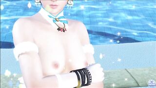 Dead or Alive Xtreme Venus Vacation Nagisa Bunny Clock Nude Mod Fanservice Appreciation - 5 image