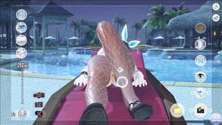Dead or Alive Xtreme Venus Vacation Nagisa Bunny Clock Nude Mod Fanservice Appreciation - 8 image