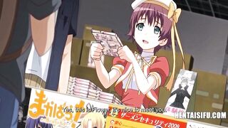 Girl Has Multiple Orgasms In Public After Friend Puts A Vibrator In Her - ENG SUBG - 4 image