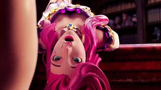 League of Legends - KDA Seraphine Bent Over For Multiple Creampies Part 2 (Animation with Sound) - 6 image