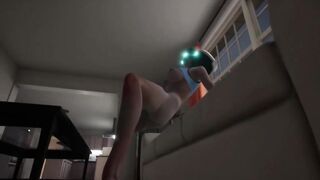 Girl masturbating In VR - 3 image