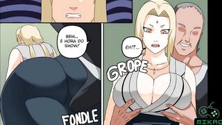 Naruto parody, Tsunade lost in the Game and had to give Pussy - 3 image