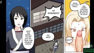 Naruto parody, Tsunade lost in the Game and had to give Pussy