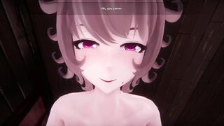 Cute Mystery Girl and Facesitting Elf [4K, 60FPS, 3D Hentai Game, Uncensored, Ultra Settings] - 9 image