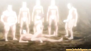 Hentai anime gangbang cumshots - 6 image