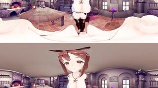 VR 360 Video Anime Ryza Ryza atelier Face-to-face sitting - 3 image