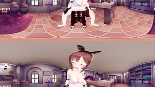 VR 360 Video Anime Ryza Ryza atelier Face-to-face sitting - 8 image