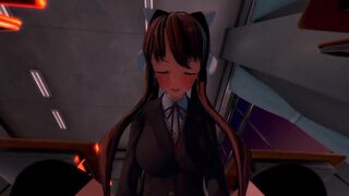 [POV] SEX WITH MONIKA - 4K DOKI DOKI LITERATURE CLUB PORN - 2 image