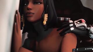 Widowmaker ASS Reaper orgy Overwatch Pharah - 7 image