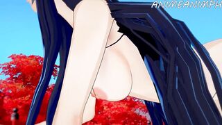 DEMON SLAYER ANIME HENTAI 3D COMPILATION (Shinobu Kocho, Daki, Mitsuri Kanjori, Kanae Kocho) - 5 image