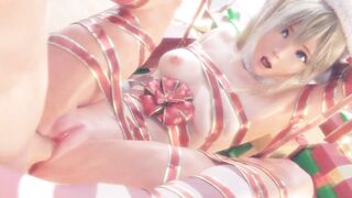 Marie Rose In Christmas Outfit Without Panties Pussy Fucked Creampie | 3D - 7 image