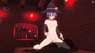 3D HENTAI Witch rubs pussy on cock and cums - 7 image