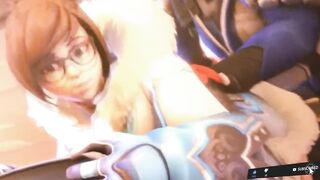 mei overwatch is penetrated hard VAGINA - 4 image