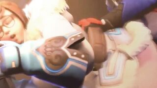 mei overwatch is penetrated hard VAGINA - 5 image