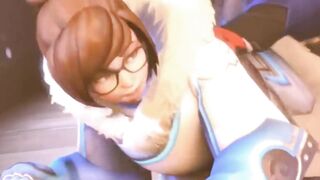 mei overwatch is penetrated hard VAGINA - 9 image