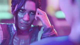 Cyberpunk 2077 - Panam Palmer Gives Handjob For Cum (Animation with Sound) - 6 image