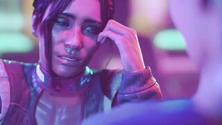 Cyberpunk 2077 - Panam Palmer Gives Handjob For Cum (Animation with Sound)