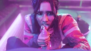 Cyberpunk 2077 - Panam Palmer Gives Handjob For Cum (Animation with Sound) - 9 image