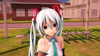 Hatsune Miku hypnotized Rin into an obedient slut - By [co-mt] - 7 image