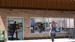 Wife and Stepmother AWAM - Sophia Fucking with Sam in car - 3d game - 3 image