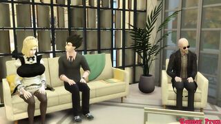 Slave Maids Episode 10 Videl Young Beautiful Wife is by Her Husband's Perverted Boss Cuckold Netorare Dragon Ball Hentai - 2 image