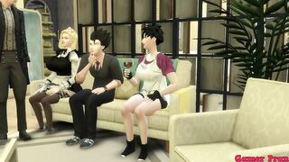 Slave Maids Episode 10 Videl Young Beautiful Wife is by Her Husband's Perverted Boss Cuckold Netorare Dragon Ball Hentai - 3 image